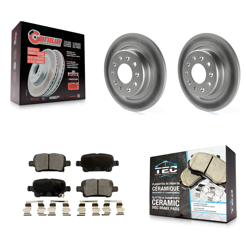 Transit Auto KGT-101334 Disc Brake Kit for 2016-2020 Buick Regal Sportback, Buick Regal TourX and More - Rear