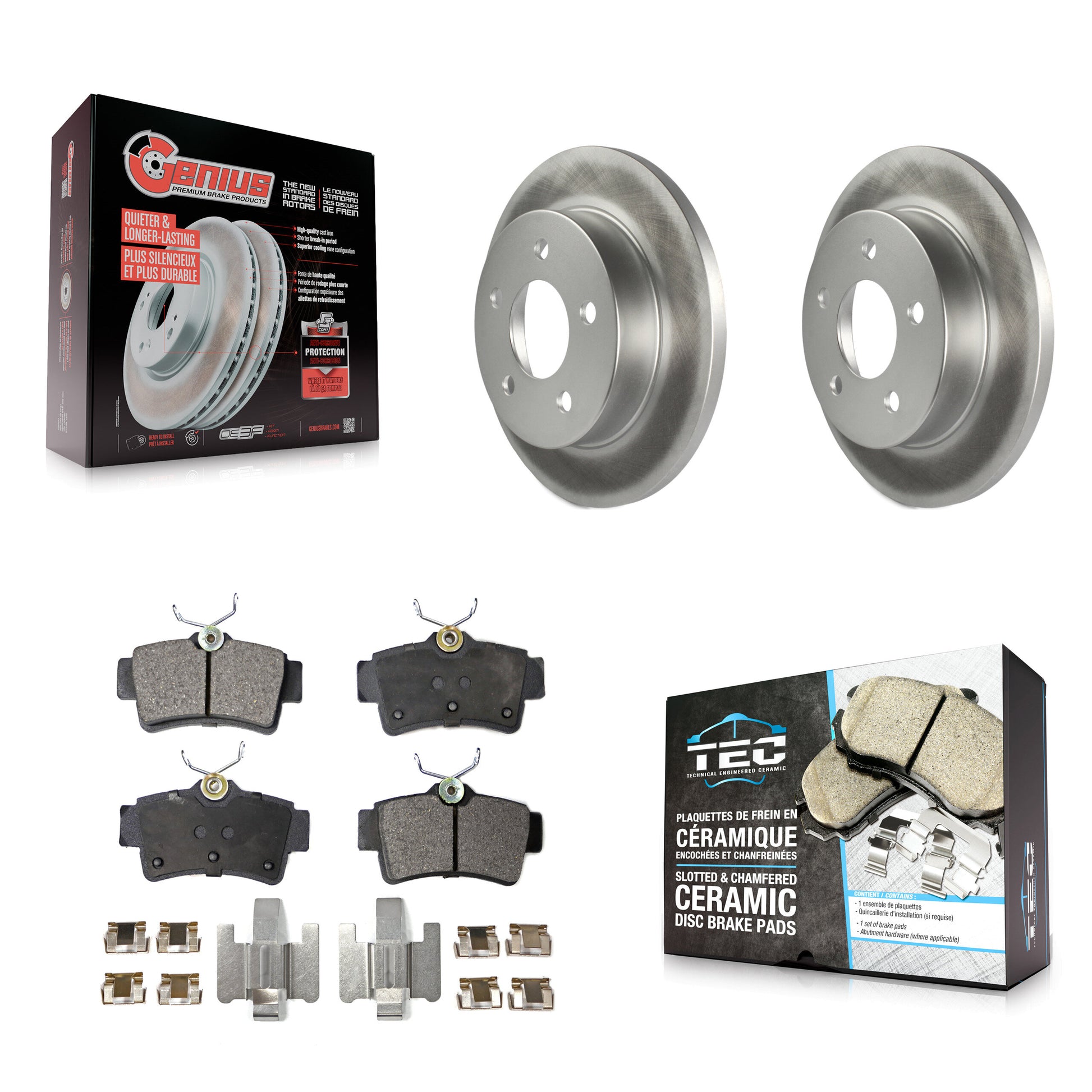 Transit Auto KGT-101337 Disc Brake Kit for 1994-2004 Ford Mustang - Rear