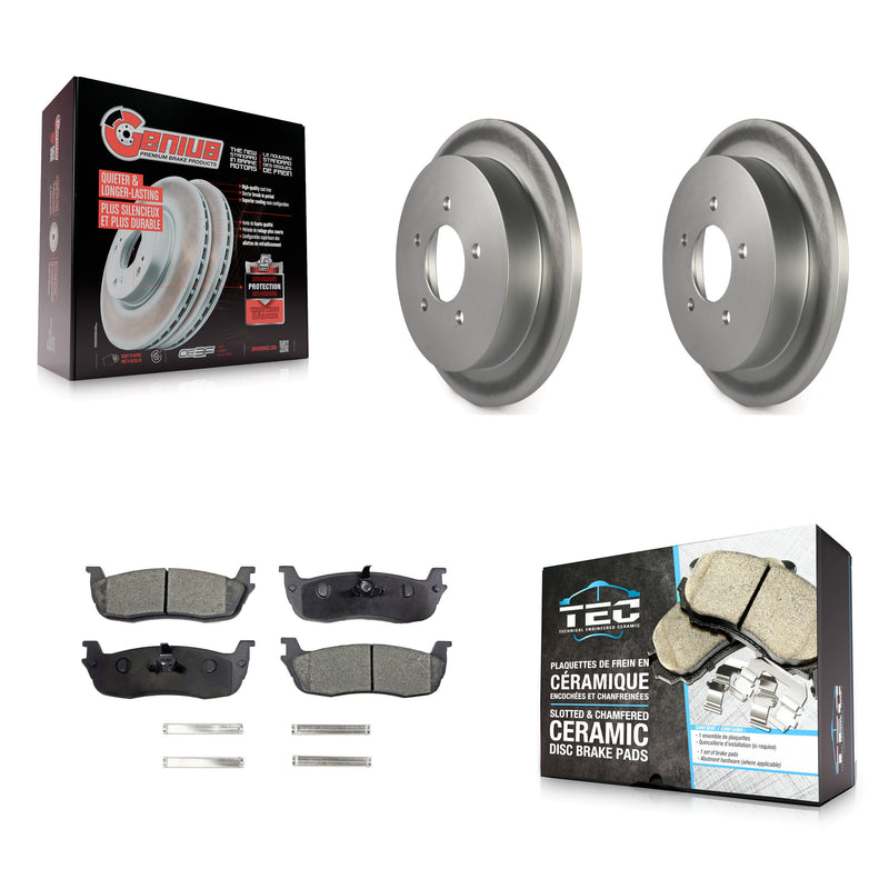 Transit Auto KGT-101344 Disc Brake Kit for 1998-2004 Ford F-150 Heritage, Lincoln Blackwood and More - Rear