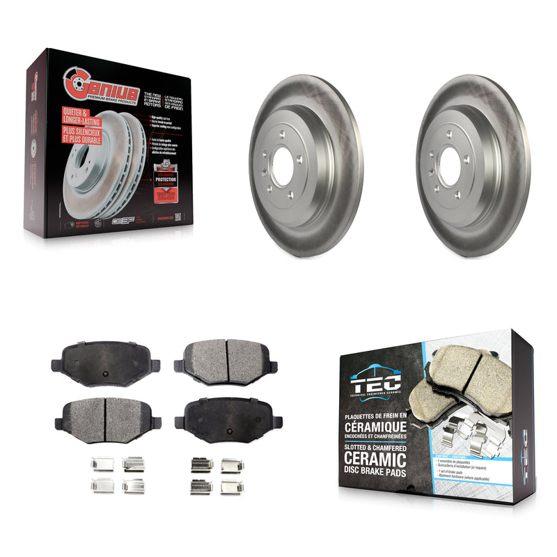 Transit Auto KGT-101371 Disc Brake Kit for 2009-2019 Lincoln MKT, Ford Explorer and More - Rear