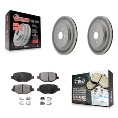 Transit Auto KGT-101377 Disc Brake Kit for 2012-2019 Ford Taurus, Lincoln MKT and More - Rear
