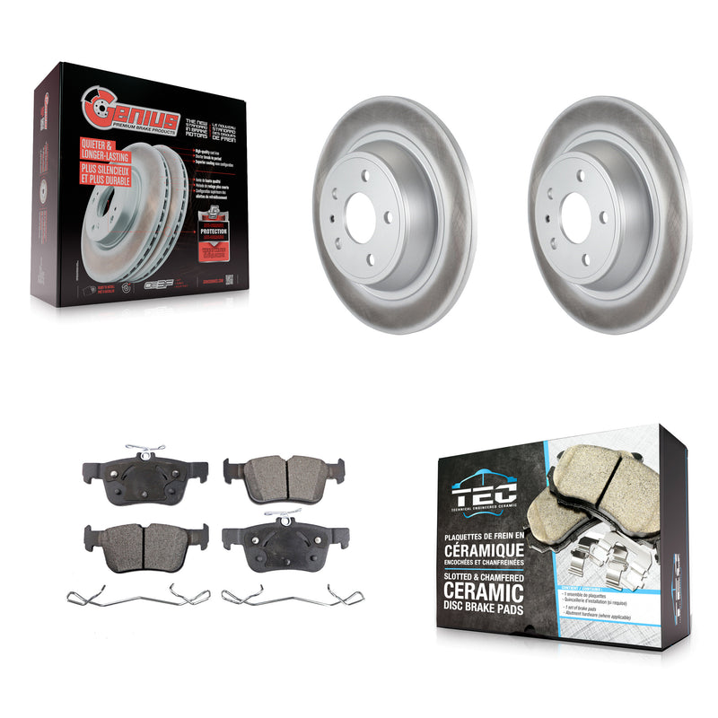 Transit Auto KGT-101380 Disc Brake Kit for 2013-2020 Ford Fusion, Lincoln MKZ - Rear