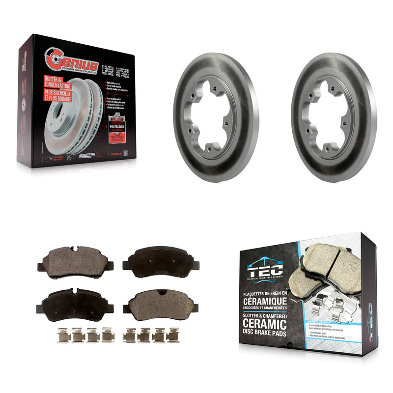 Transit Auto KGT-101385 Disc Brake Kit for 2015-2019 Ford Transit-350 HD, Ford Transit-150 and More - Rear