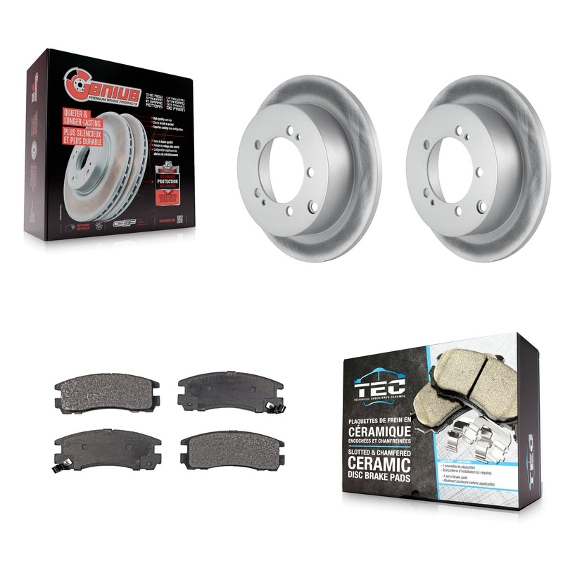 Transit Auto KGT-101389 Disc Brake Kit for 1995-2005 Mitsubishi Eclipse, Dodge Stratus and More - Rear