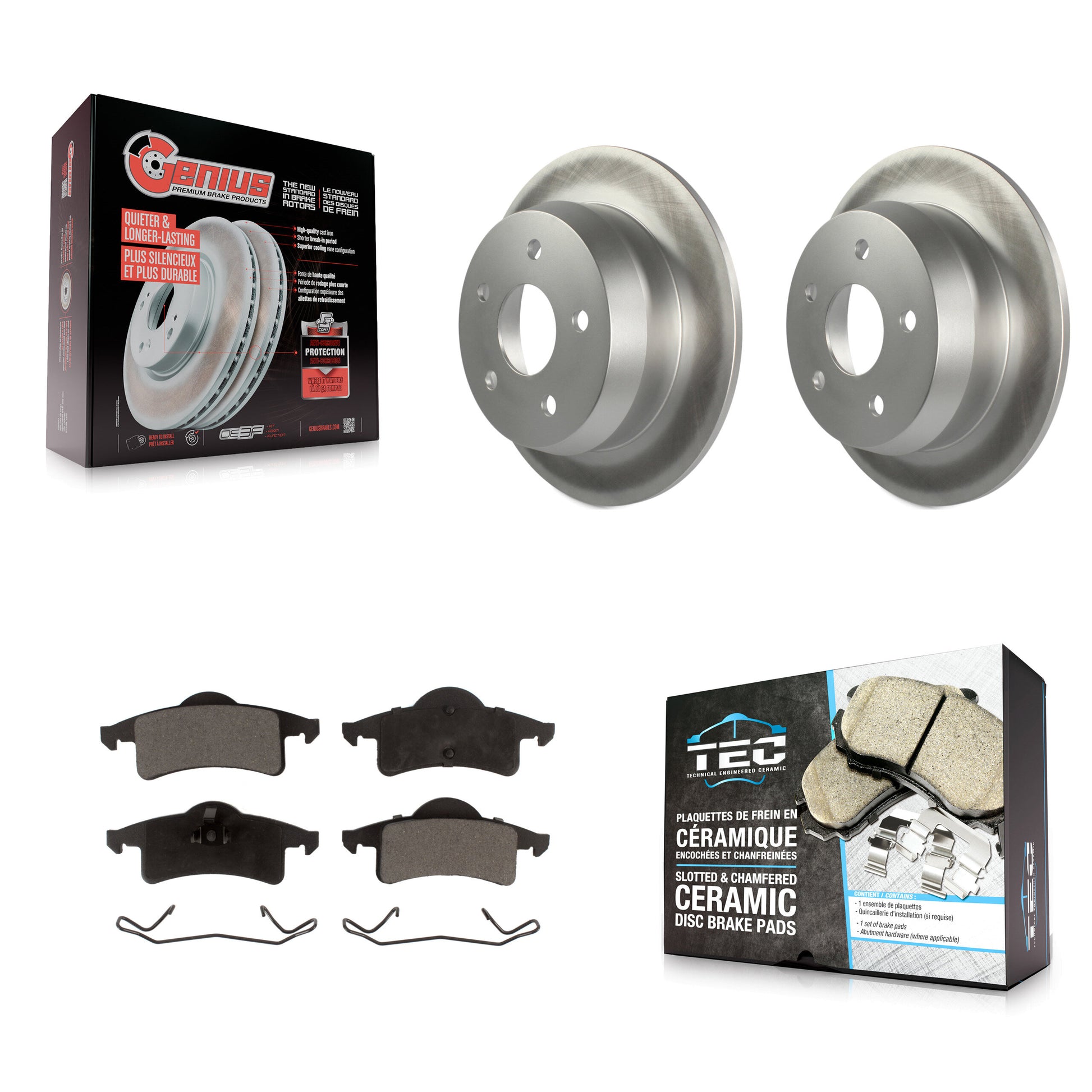 Transit Auto KGT-101392 Disc Brake Kit for 1999-2004 Jeep Grand Cherokee - Rear