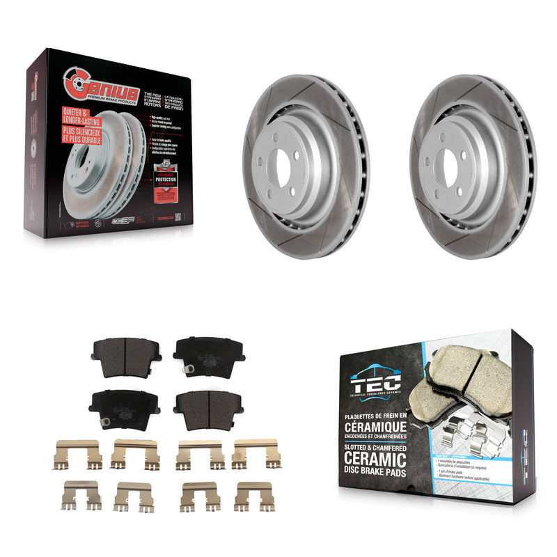Transit Auto KGT-101418 Disc Brake Kit for 2015 Dodge Charger - Rear