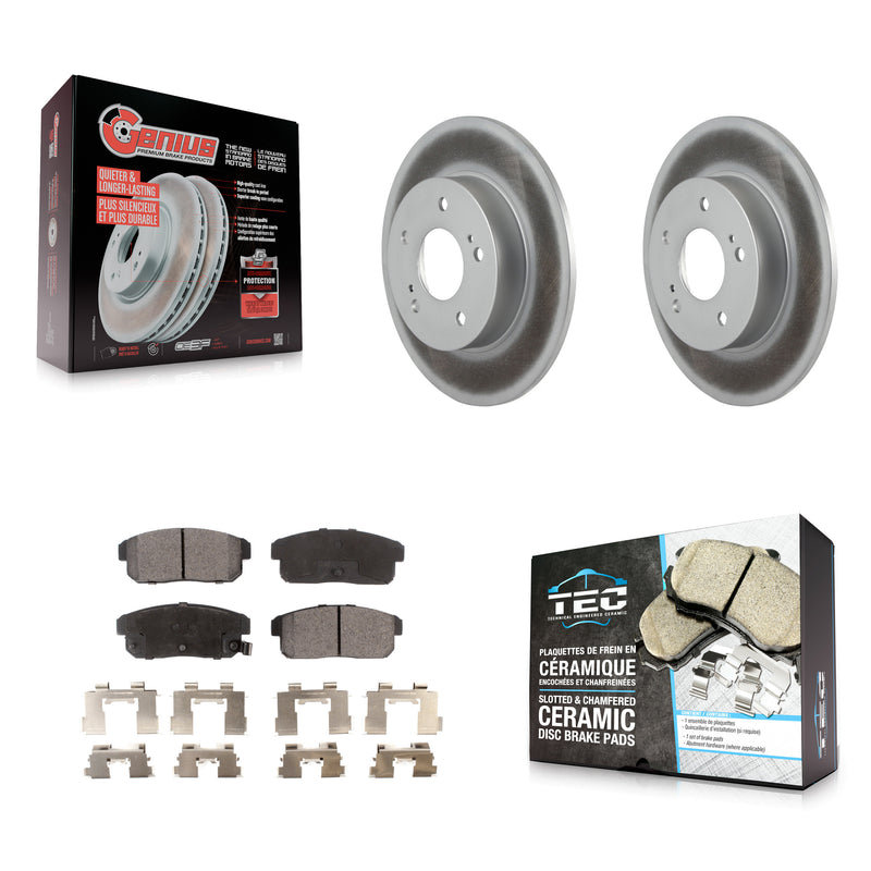 Transit Auto KGT-101441 Disc Brake Kit for 2000-2004 INFINITI I35, Nissan Maxima, INFINITI I30 - Rear