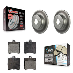 Transit Auto KGT-101447 Disc Brake Kit for 2007-2008 Mercedes-Benz SLK280 - Rear