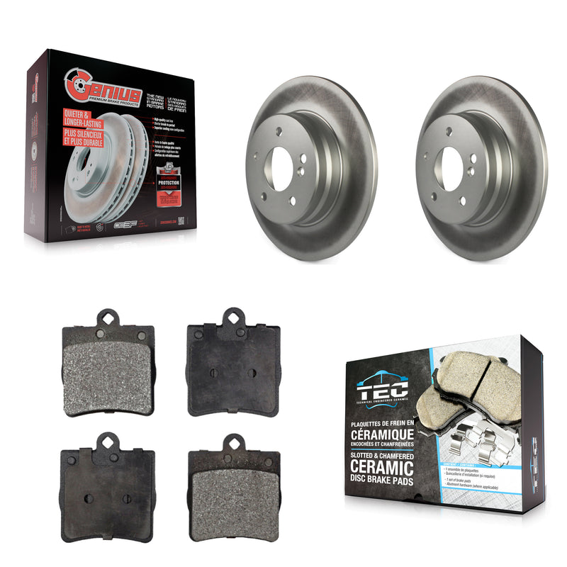 Transit Auto KGT-101447 Disc Brake Kit for 2007-2008 Mercedes-Benz SLK280 - Rear
