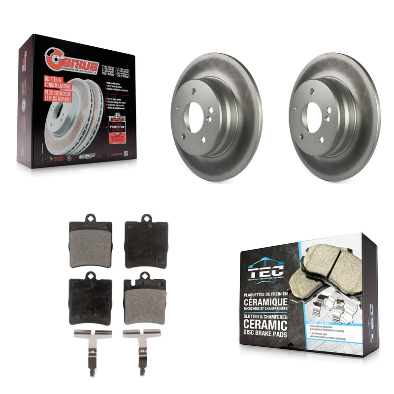 Transit Auto KGT-101448 Disc Brake Kit for 1996-2011 Mercedes-Benz SLK300, Mercedes-Benz C230 and More - Rear