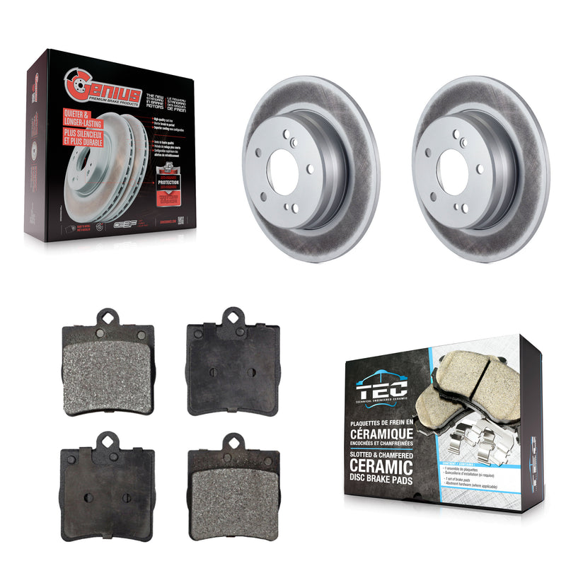 Transit Auto KGT-101449 Disc Brake Kit for 1996-2011 Mercedes-Benz SLK300, Chrysler Crossfire and More - Rear