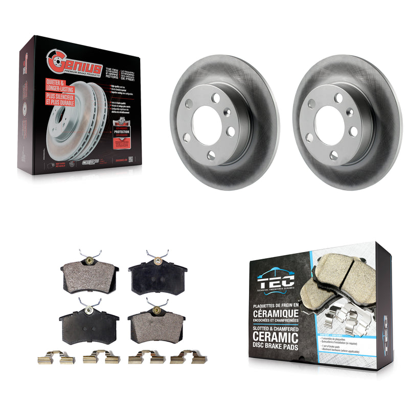 Transit Auto KGT-101451 Disc Brake Kit for 1998-2010 Volkswagen Golf City, Volkswagen Jetta City and More - Rear
