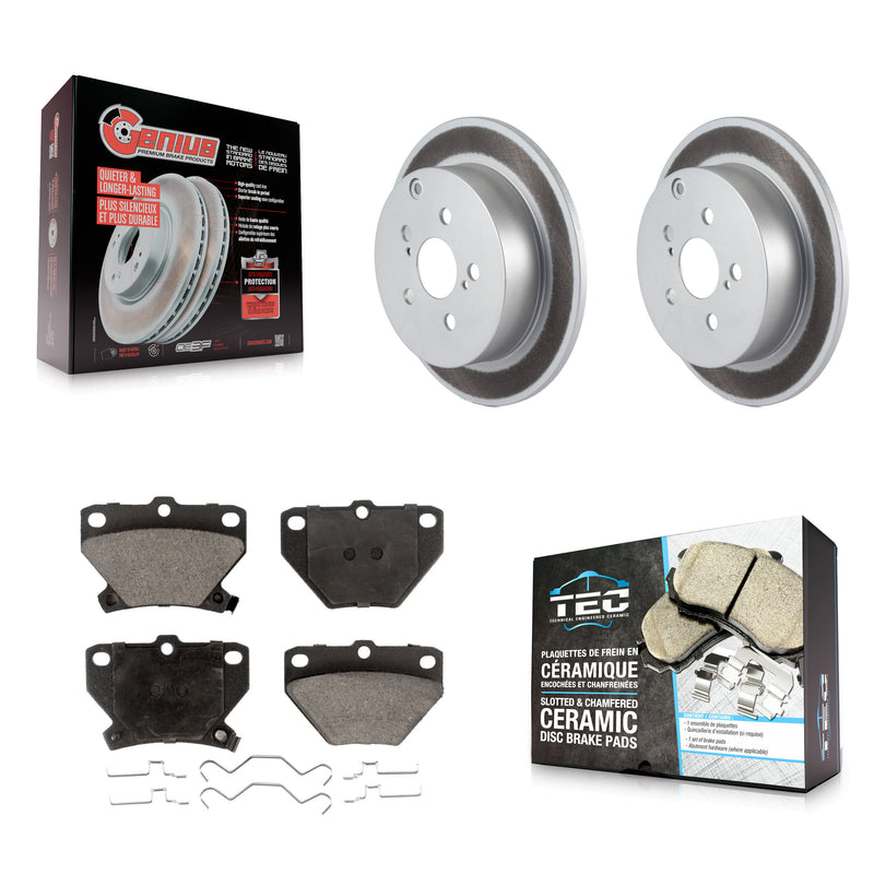 Transit Auto KGT-101455 Disc Brake Kit for 2000-2008 Toyota Corolla, Pontiac Vibe and More - Rear