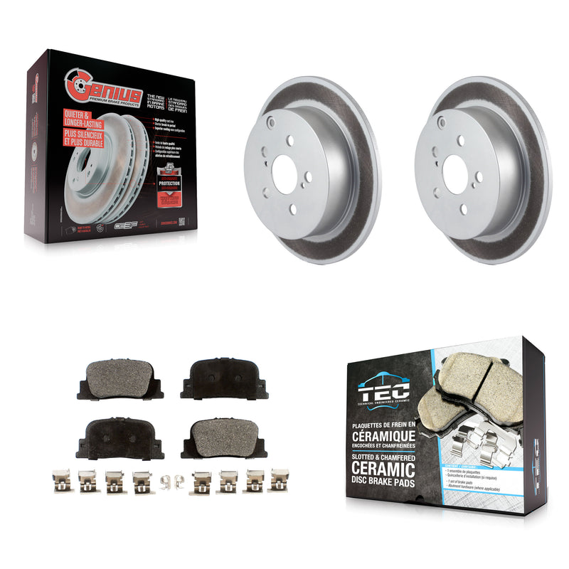 Transit Auto KGT-101456 Disc Brake Kit for 2005-2010 Scion tC - Rear