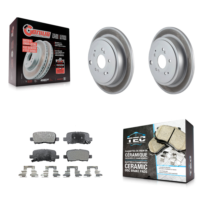 Transit Auto KGT-101461 Disc Brake Kit for 2001-2008 Honda Pilot, Acura MDX - Rear