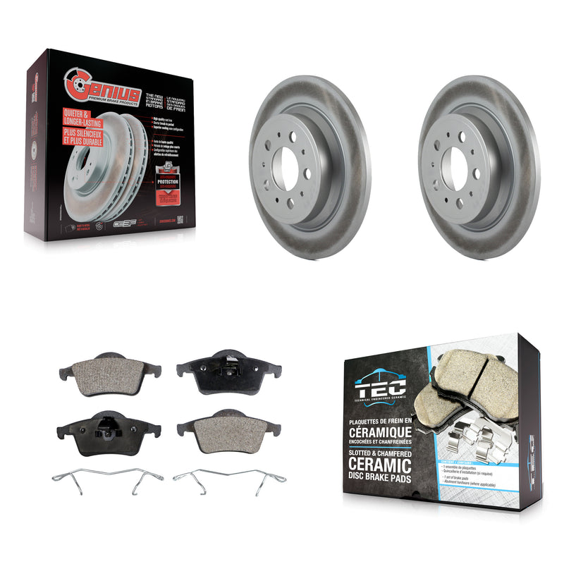 Transit Auto KGT-101462 Disc Brake Kit for 1999-2009 Volvo S60, Volvo V70 and More - Rear