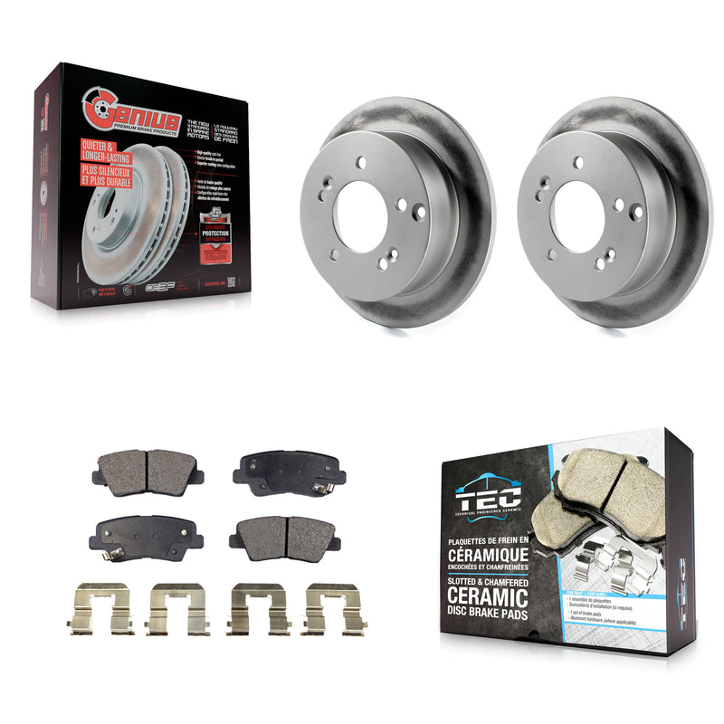 Transit Auto KGT-101472 Disc Brake Kit for 2008-2010 Hyundai Sonata - Rear