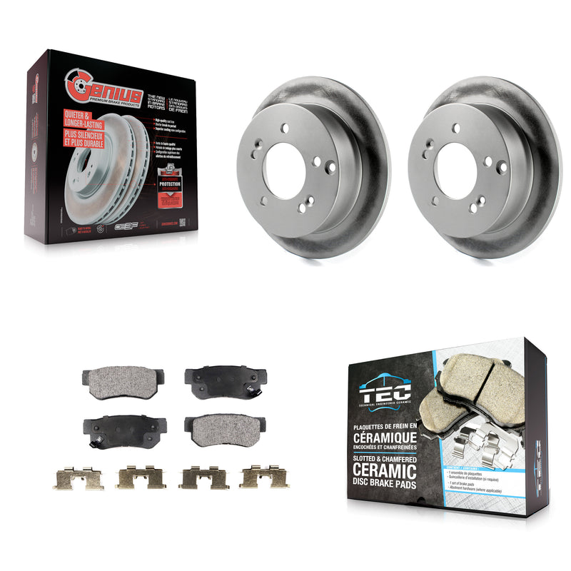 Transit Auto KGT-101473 Disc Brake Kit for 2001-2010 Hyundai Sonata, Kia Magentis and More - Rear
