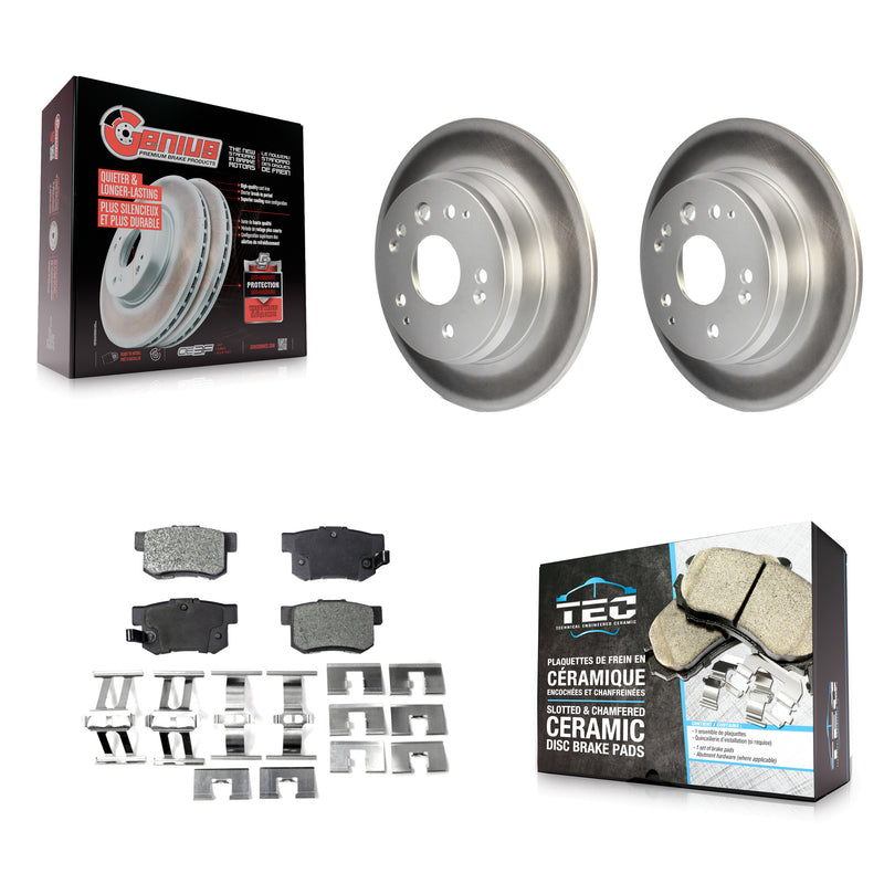 Transit Auto KGT-101479 Disc Brake Kit for 1999-2011 Honda Element, Acura TL - Rear