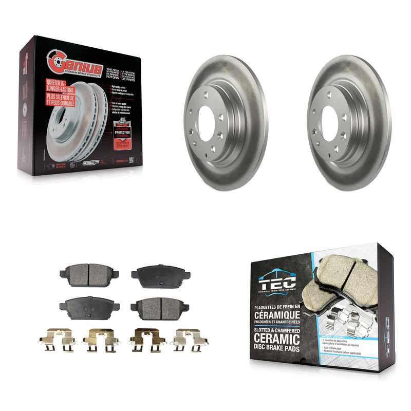 Transit Auto KGT-101482 Disc Brake Kit for 2006-2013 Mazda 6, Lincoln MKZ and More - Rear