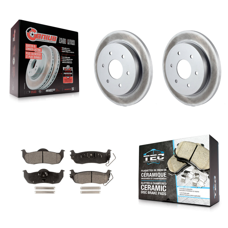Transit Auto KGT-101487 Disc Brake Kit for 2004-2015 Nissan Armada, INFINITI QX56 and More - Rear