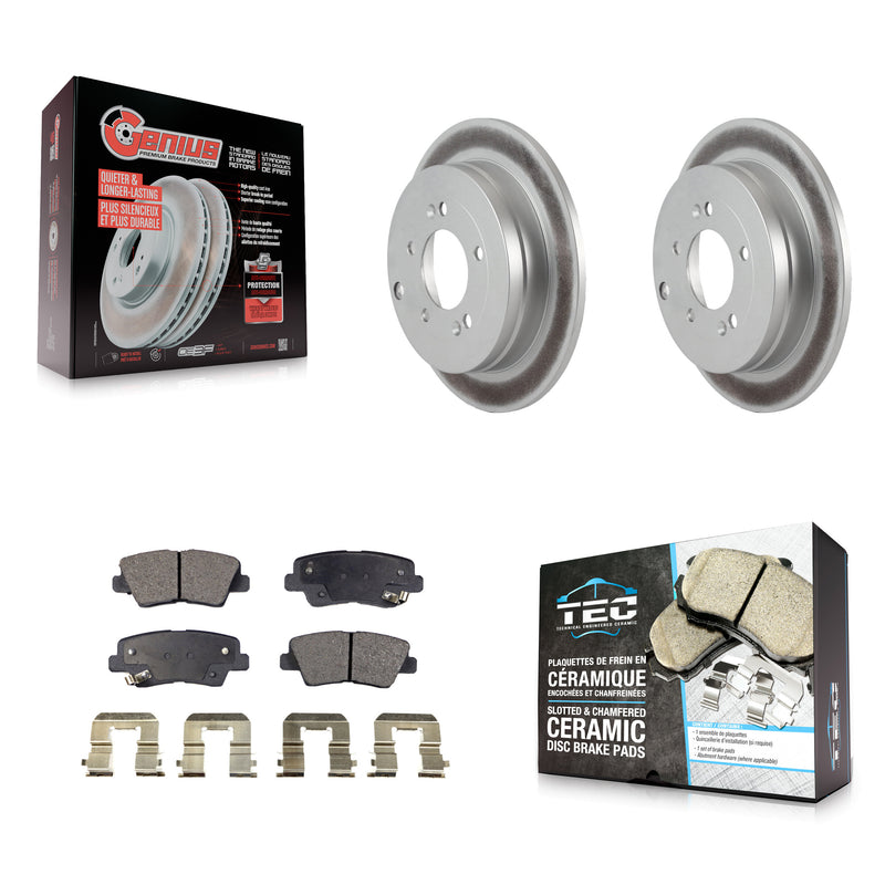 Transit Auto KGT-101524 Disc Brake Kit for 2007-2010 Hyundai Azera, Kia Amanti - Rear