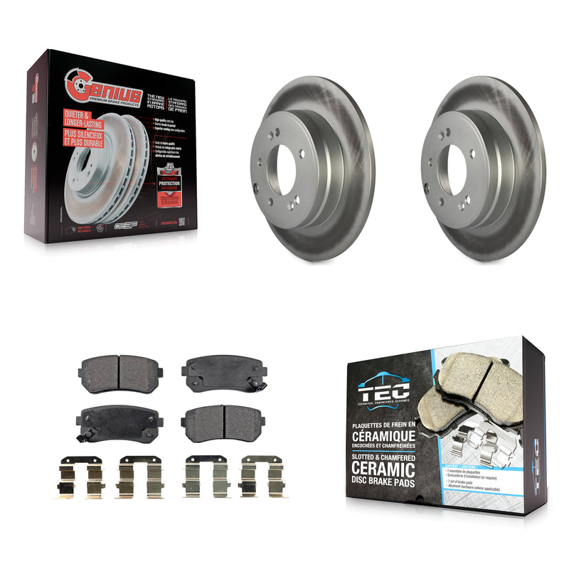 Transit Auto KGT-101527 Disc Brake Kit for 2014-2017 Hyundai Tucson, Hyundai Sonata, Kia Cadenza - Rear