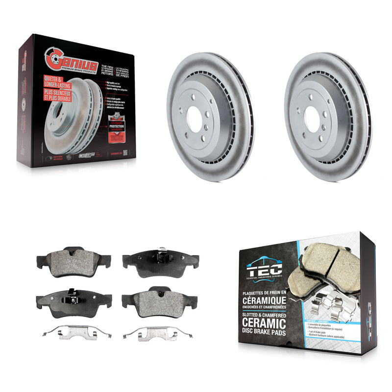 Transit Auto KGT-101532 Disc Brake Kit for 2005-2012 Mercedes-Benz ML350, Mercedes-Benz GL350 and More - Rear