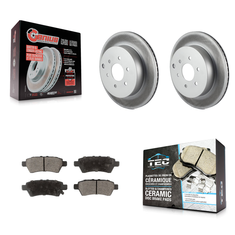 Transit Auto KGT-101535 Disc Brake Kit for 2004-2012 Nissan Pathfinder - Rear