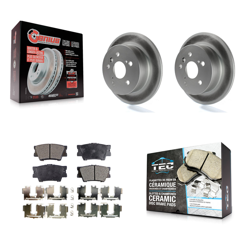 Transit Auto KGT-101538 Disc Brake Kit for 2007-2012 Toyota Avalon, Lexus ES350, Toyota Camry - Rear