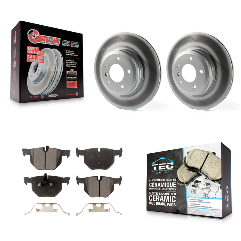 Transit Auto KGT-101545 Disc Brake Kit for 2006-2015 BMW 335i, BMW 335i xDrive and More - Rear