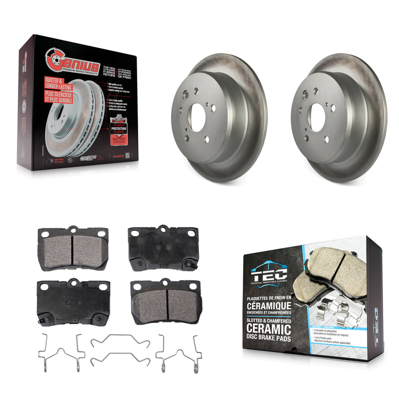 Transit Auto KGT-101548 Disc Brake Kit for 2006-2013 Lexus IS250 - Rear