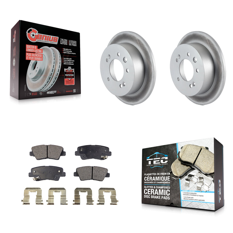 Transit Auto KGT-101554 Disc Brake Kit for 2010 Hyundai Elantra - Rear