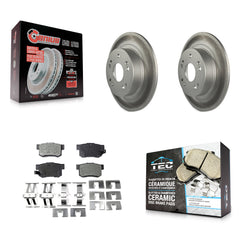 Transit Auto KGT-101563 Disc Brake Kit for 2005-2022 Acura ILX, Honda Accord - Rear