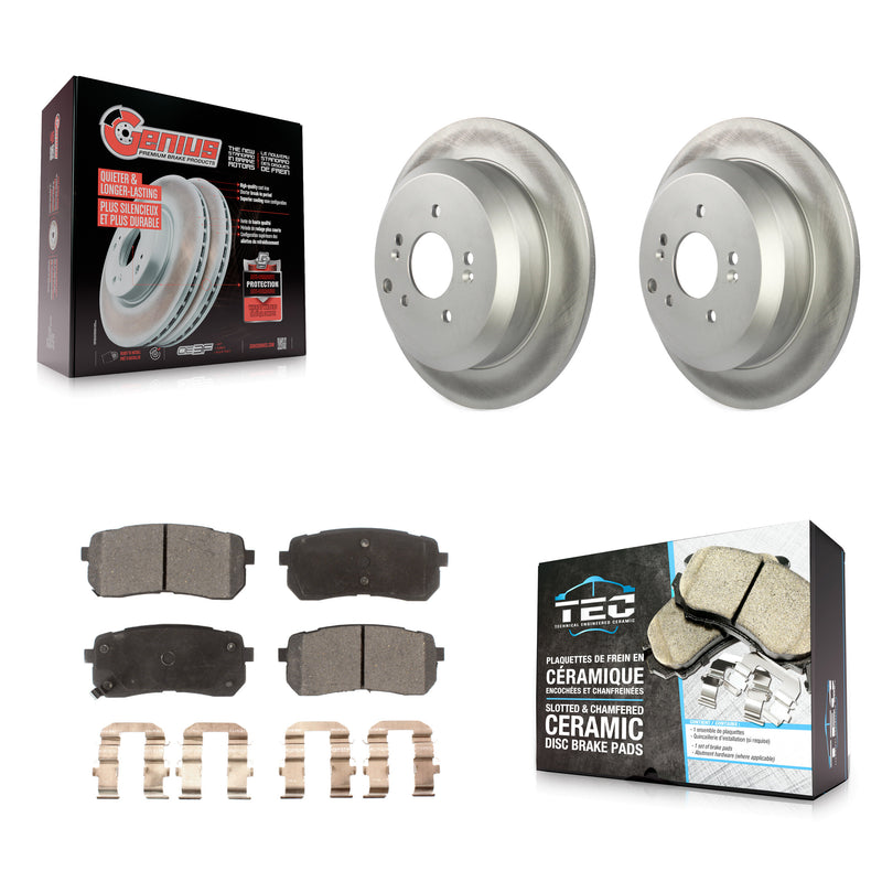 Transit Auto KGT-101570 Disc Brake Kit for 2007-2012 Hyundai Veracruz - Rear