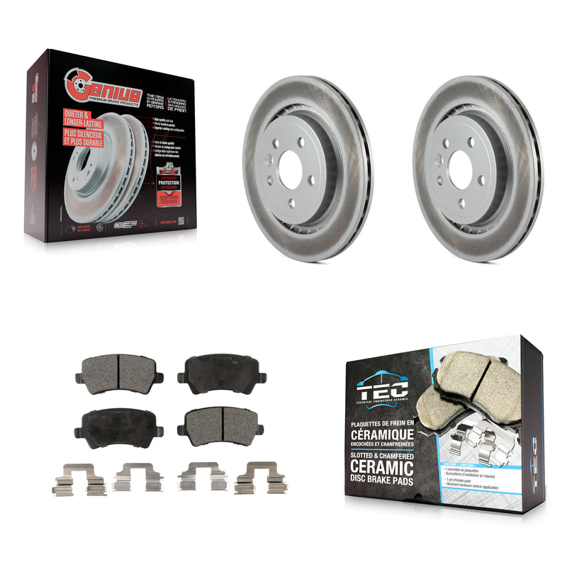Transit Auto KGT-101575 Disc Brake Kit for 2007-2018 Volvo S60, Volvo V60 and More - Rear