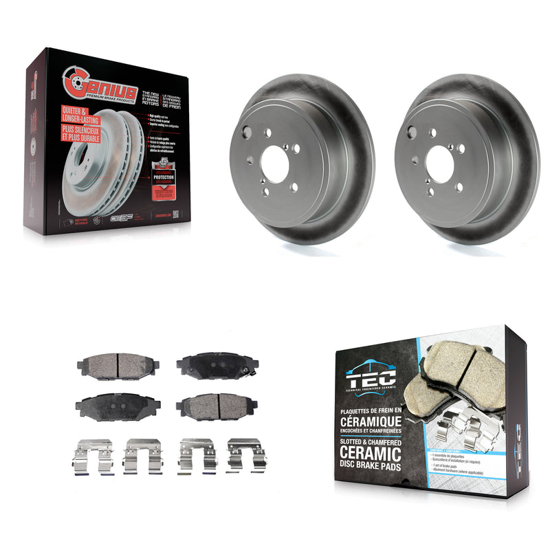 Transit Auto KGT-101581 Disc Brake Kit for 2008-2016 Scion FR-S, Subaru Impreza and More - Rear