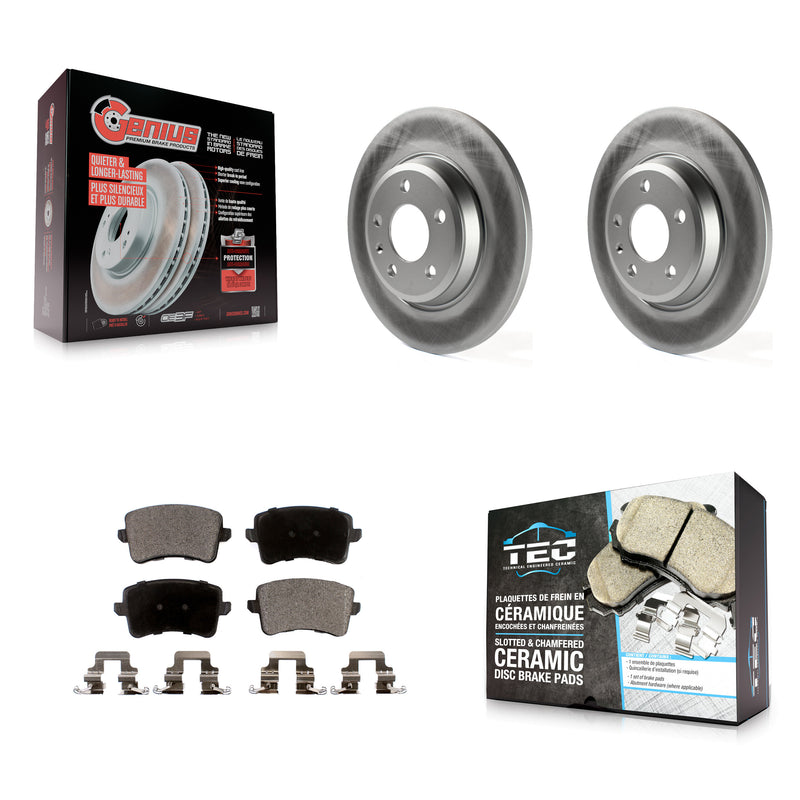 Transit Auto KGT-101590 Disc Brake Kit for 2008-2017 Audi Q5, Audi A4 allroad and More - Rear