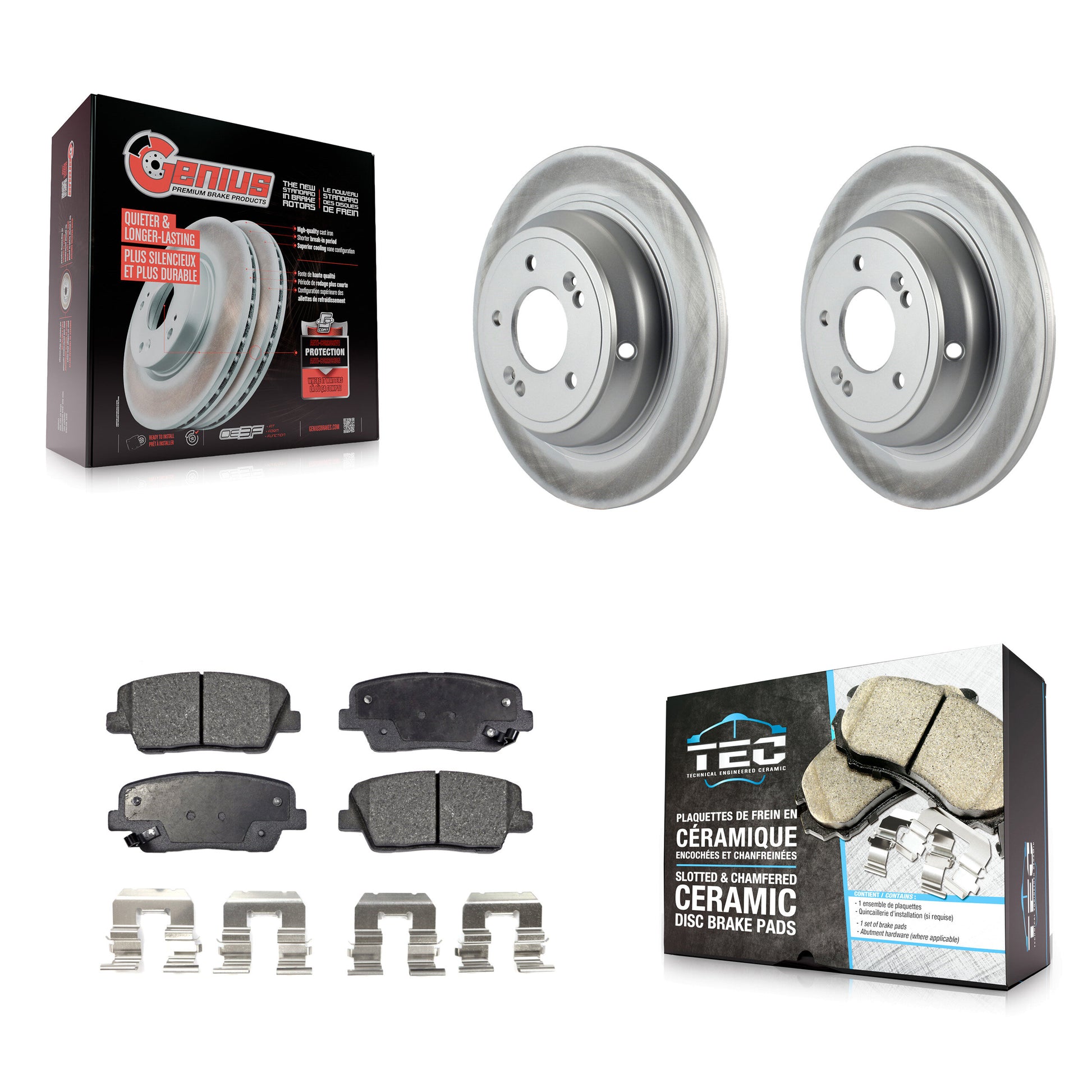 Transit Auto KGT-101592 Disc Brake Kit for 2009-2010 Hyundai Genesis - Rear