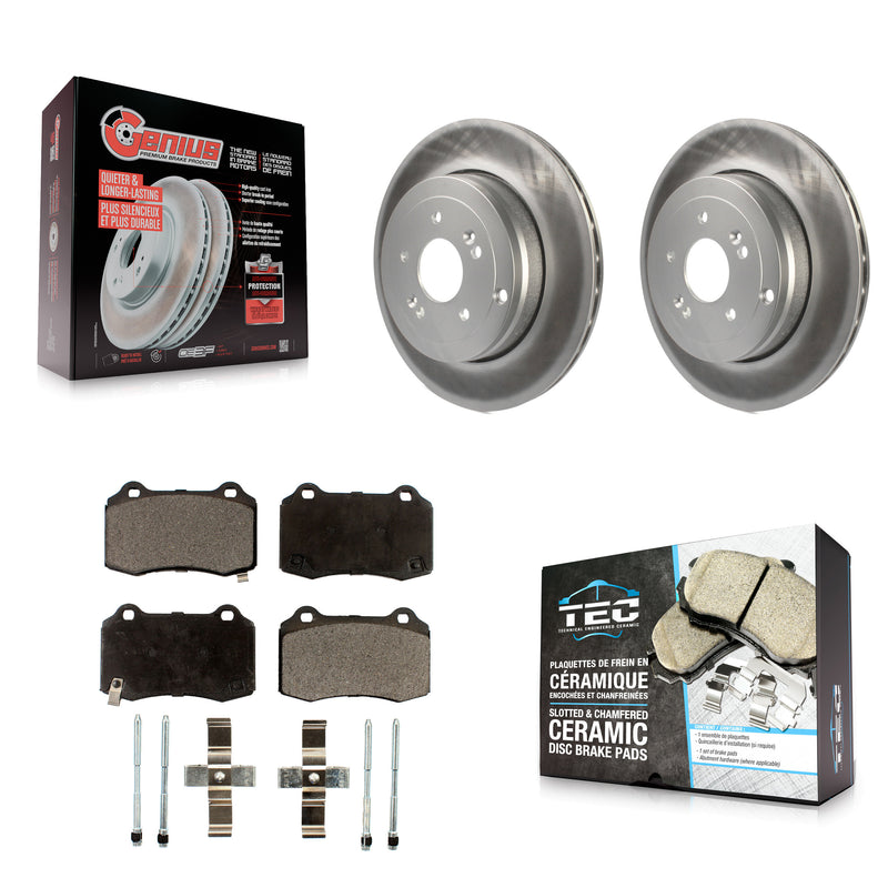 Transit Auto KGT-101602 Disc Brake Kit for 2010-2016 Hyundai Genesis Coupe - Rear