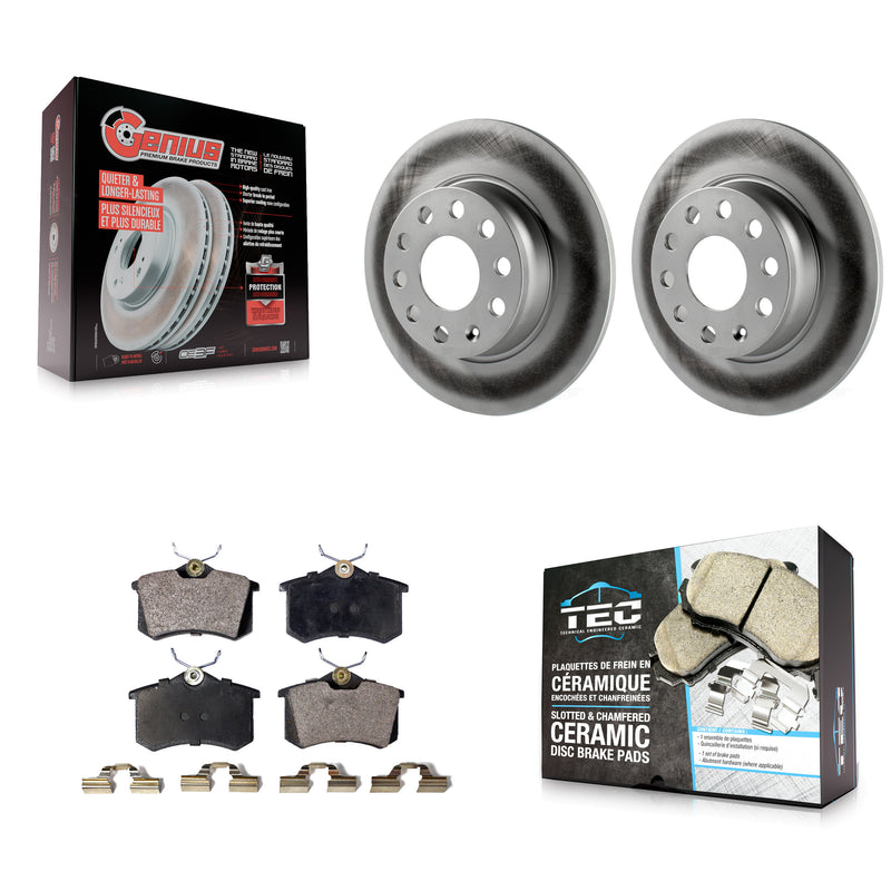 Transit Auto KGT-101613 Disc Brake Kit for 2010-2013 Audi A3 - Rear