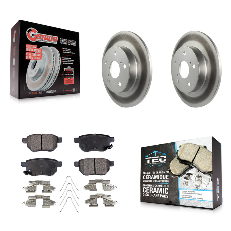 Transit Auto KGT-101617 Disc Brake Kit for 2011-2016 Scion tC - Rear