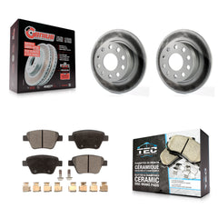 Transit Auto KGT-101619 Disc Brake Kit for 2010-2018 Volkswagen Jetta, Volkswagen GTI and More - Rear