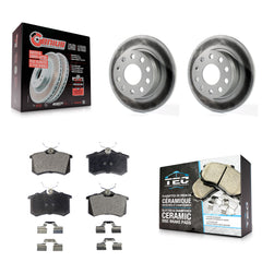 Transit Auto KGT-101620 Disc Brake Kit for 2017-2019 Volkswagen Golf Alltrack - Rear
