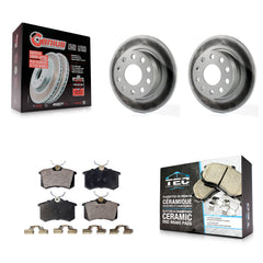 Transit Auto KGT-101621 Disc Brake Kit for 2009-2019 Volkswagen Golf SportWagen, Volkswagen Beetle and More - Rear