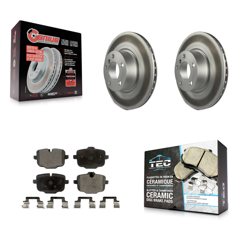 Transit Auto KGT-101627 Disc Brake Kit for 2012 BMW X3 - Rear