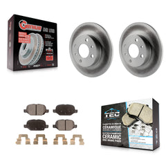 Transit Auto KGT-101629 Disc Brake Kit for 2012-2019 Fiat 500 - Rear