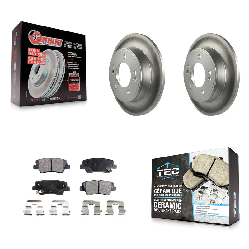 Transit Auto KGT-101633 Disc Brake Kit for 2011-2017 Kia Forte, Kia Forte Koup and More - Rear