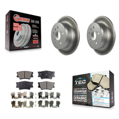 Transit Auto KGT-101637 Disc Brake Kit for 2012-2018 Lexus ES300h, Lexus ES350 and More - Rear