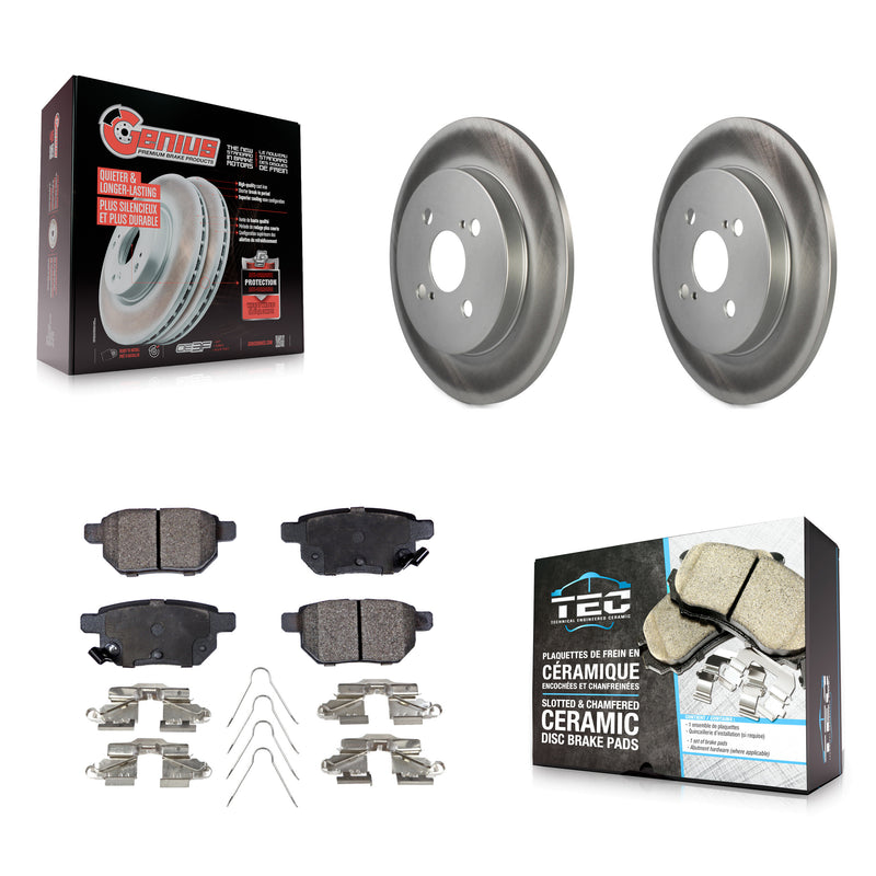 Transit Auto KGT-101643 Disc Brake Kit for 2012-2018 Toyota Yaris - Rear
